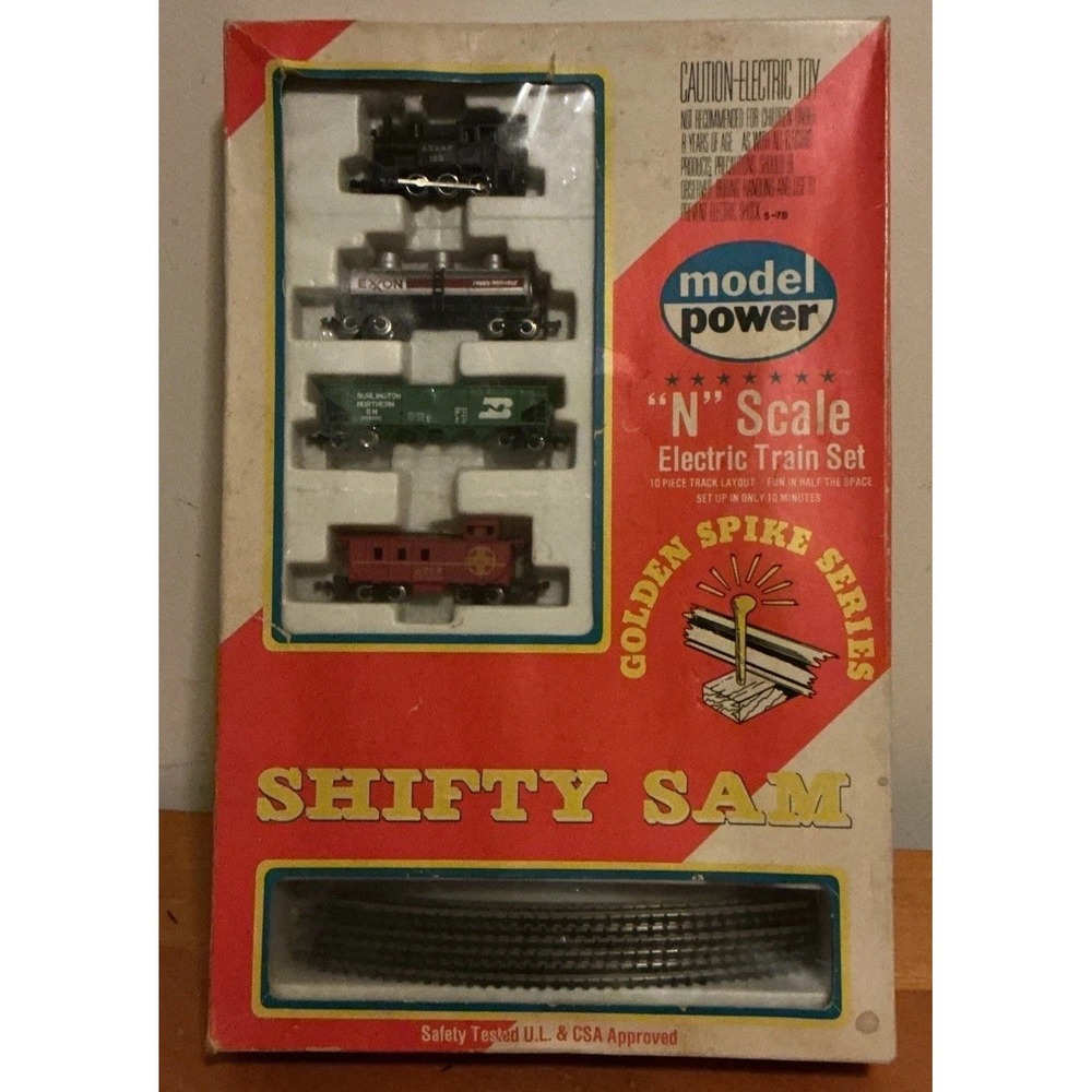 Model Power N Scale "Shifty Sam" Train Set #1180 - Please Read